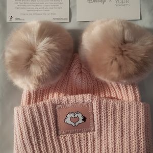 NEW Love Your Melon Double Pom,Adult, Pink